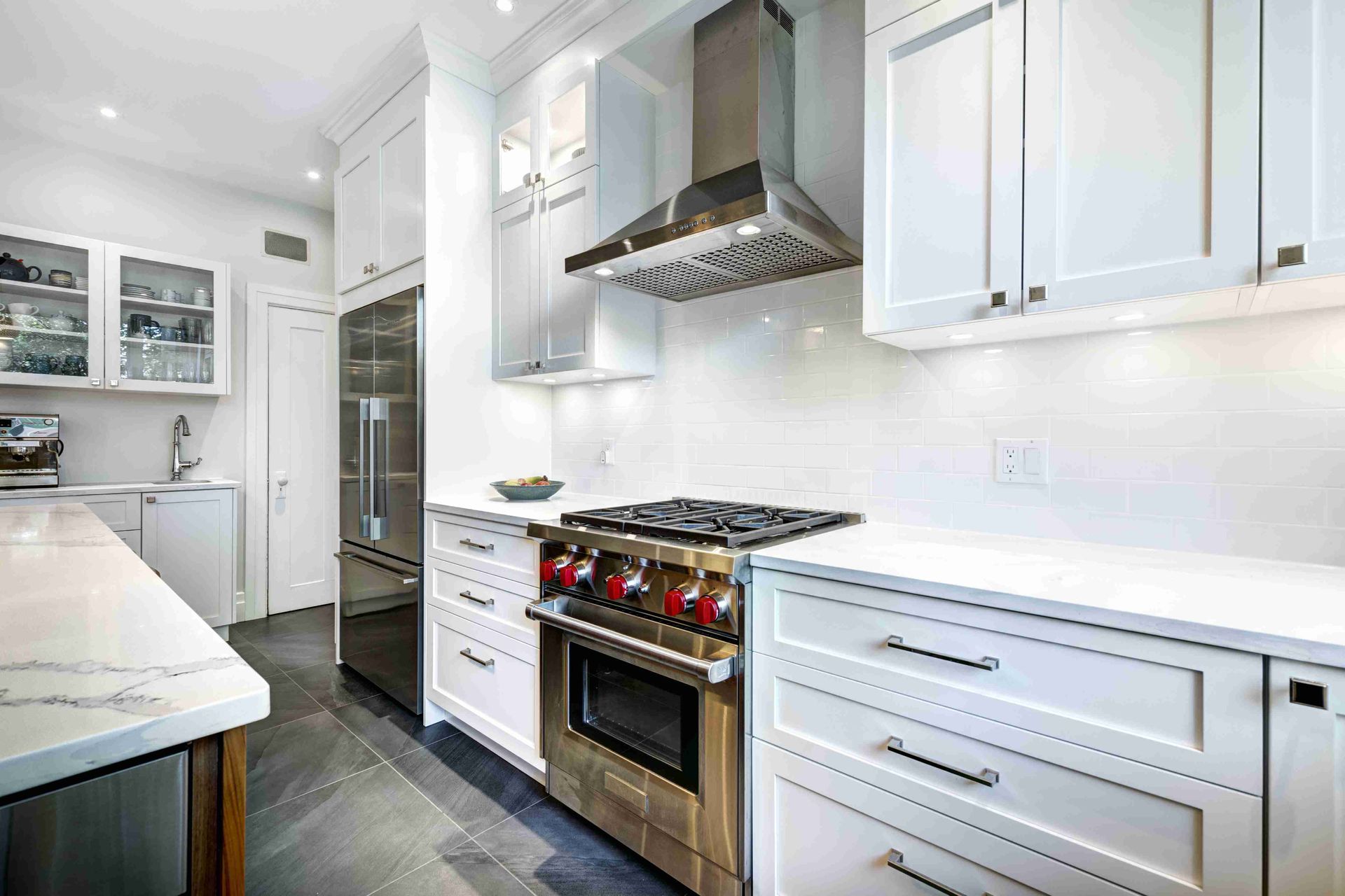 kitchen custom cabinetry in a kitchen remodel for one of our Front Range customers