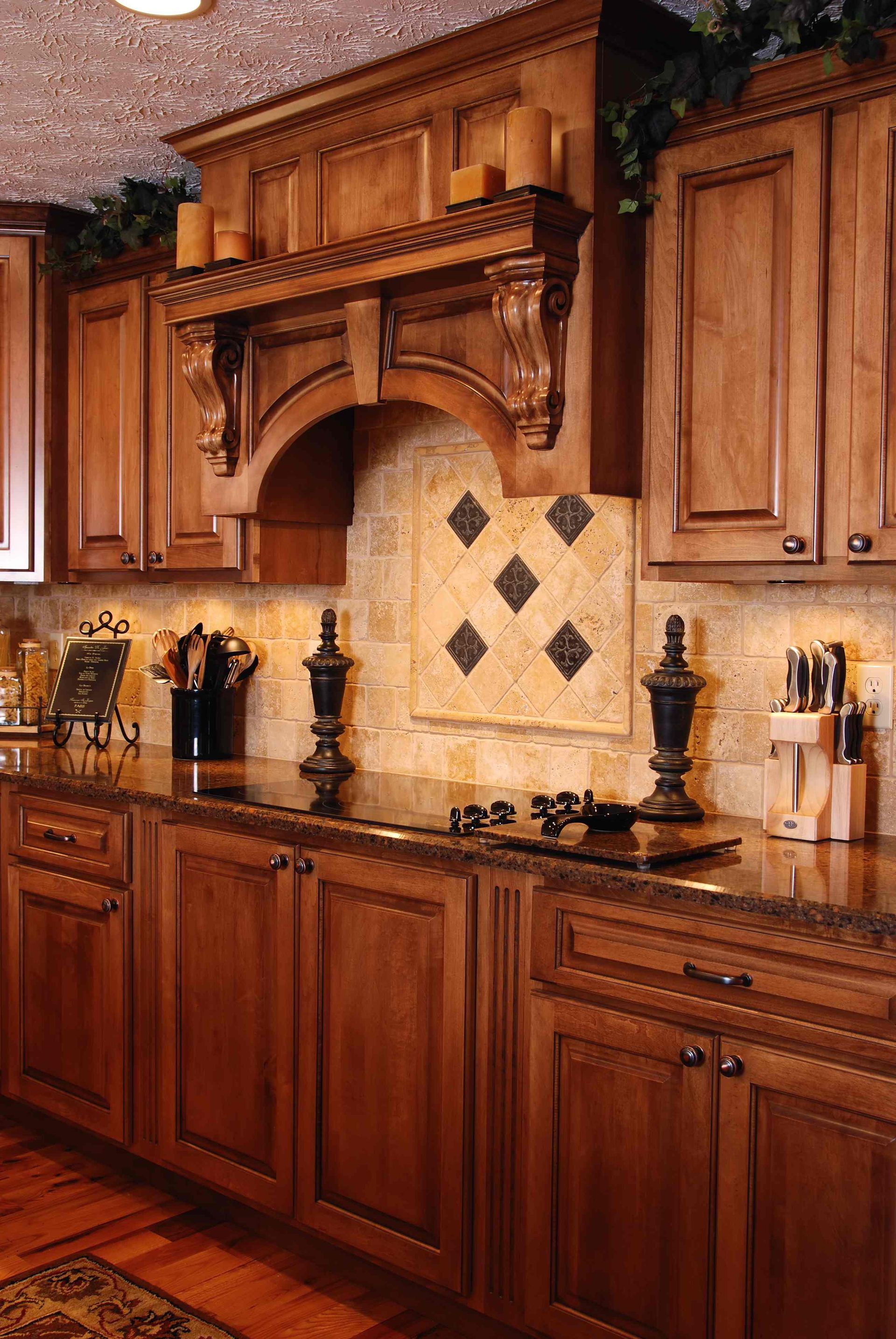 Beautiful custom cabinets paint and installation in kitchen of a new home