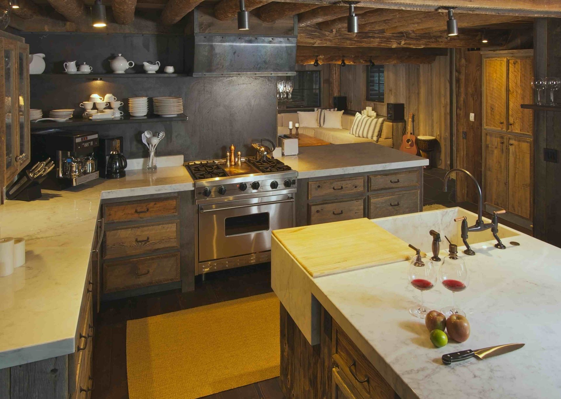 Rustic kitchen cabinets