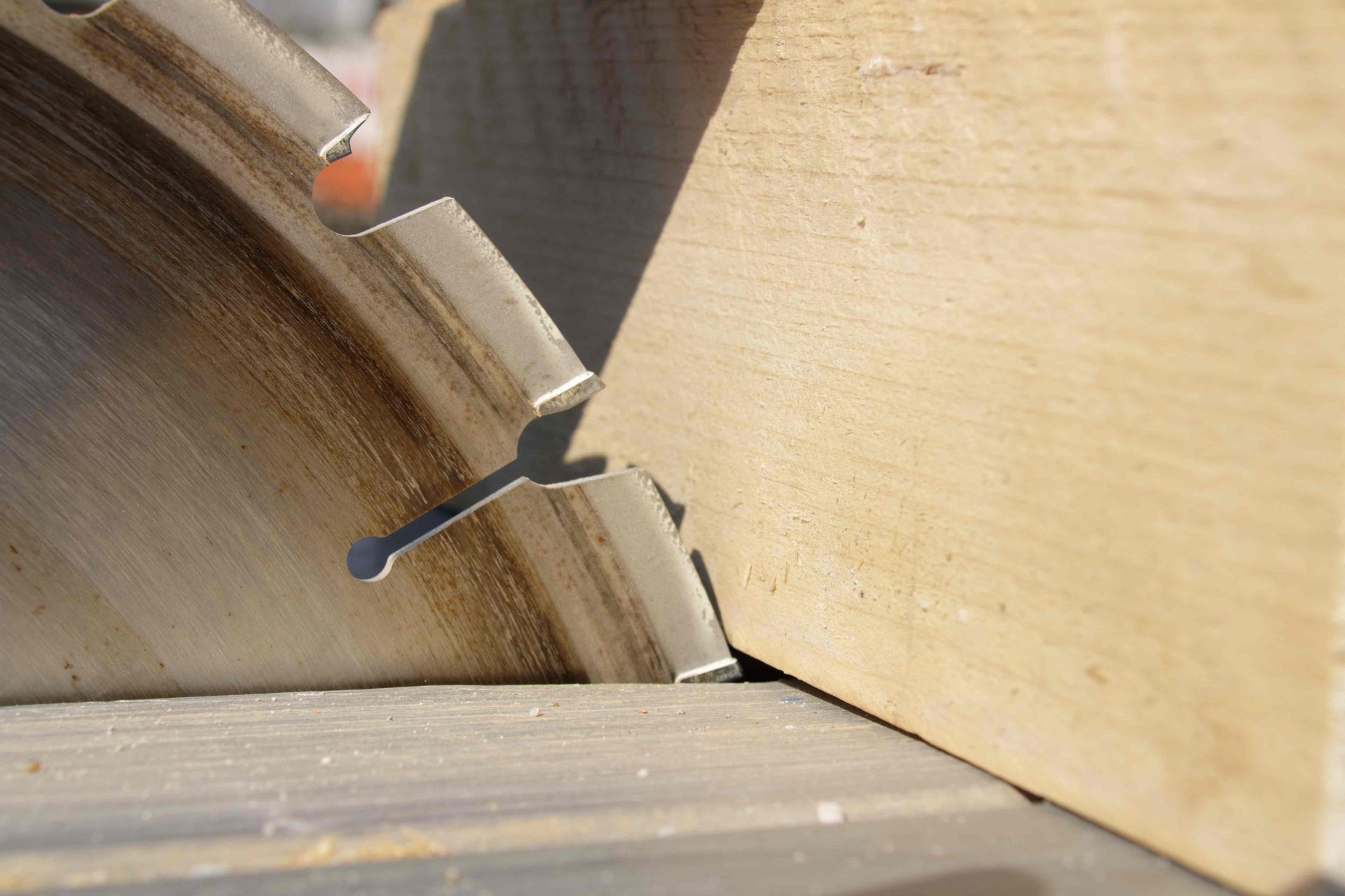 Sawing wood for a bathroom remodel other construction