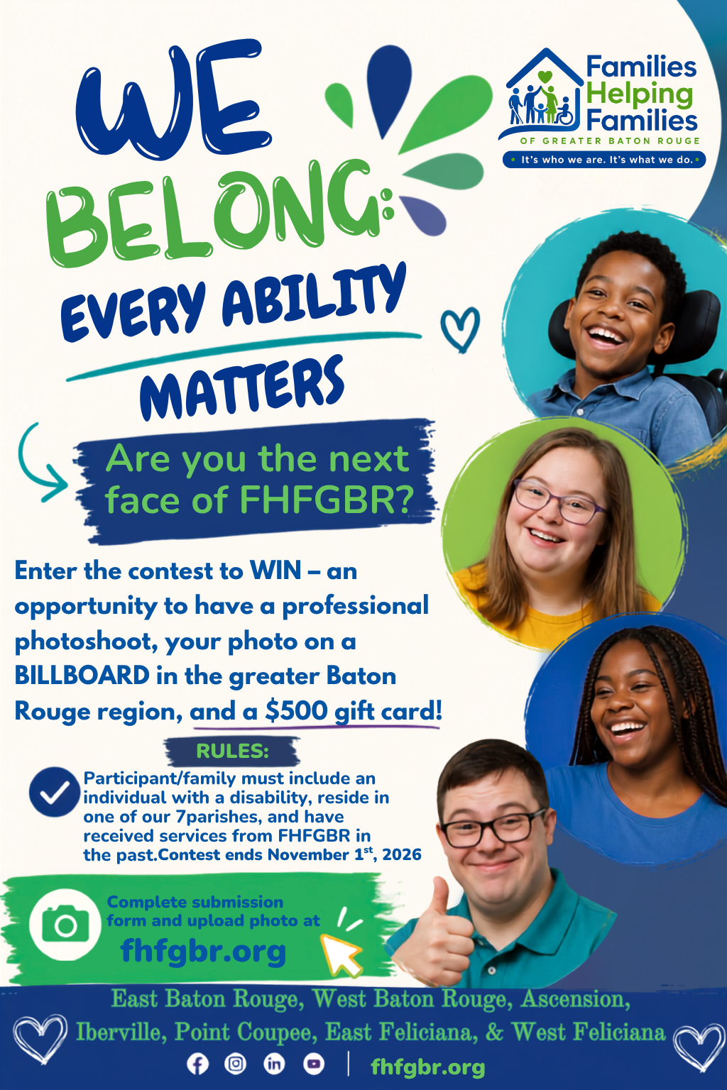 2026 Billboard Contest with Families Helping Families GBR