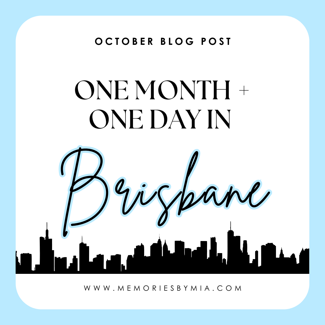 The wrap up of one month and one day in Brisbane. The journal of moving regional to capital city.