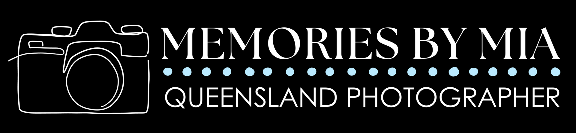 logo for memories by mia, queensland photographer