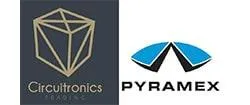 Logotipos de Circuitronics Trading y Pyramex.