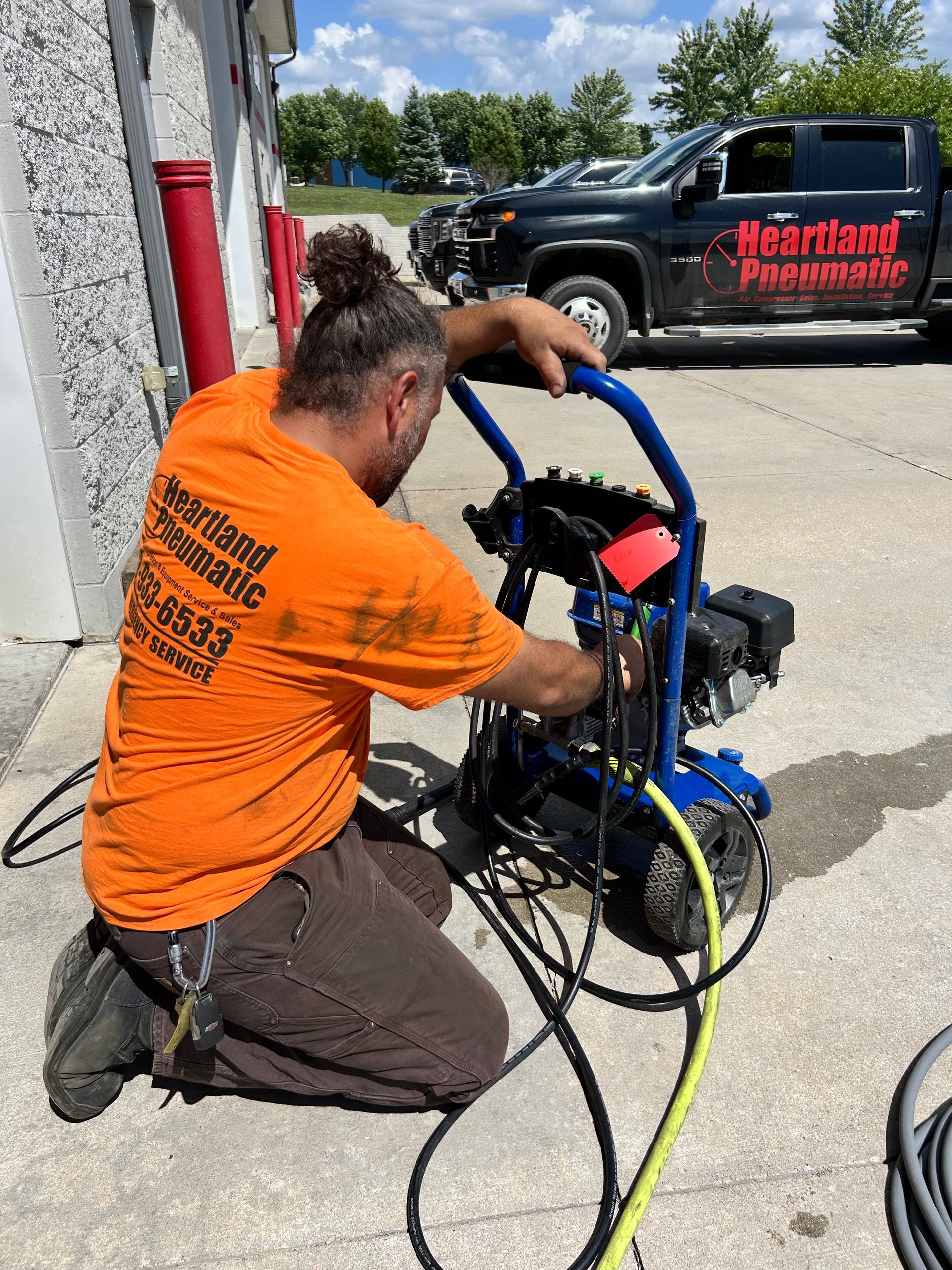 powerhorse pressure washer shop repair hose nossle water 