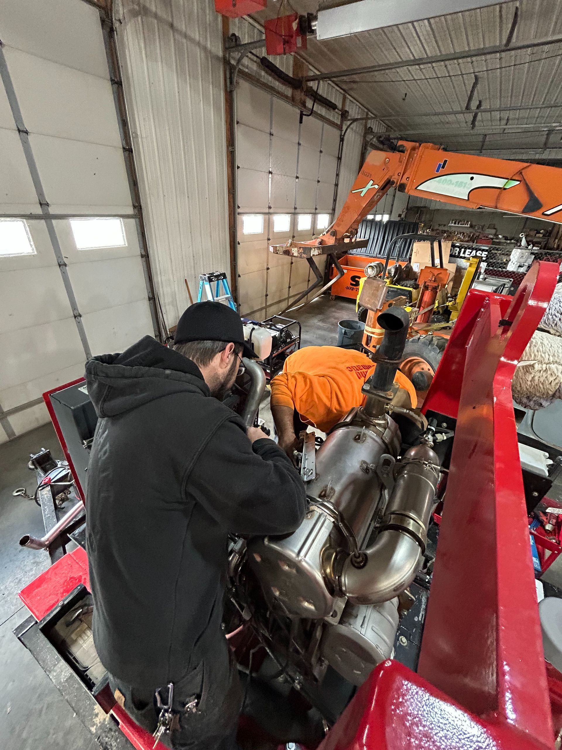 crane lift man