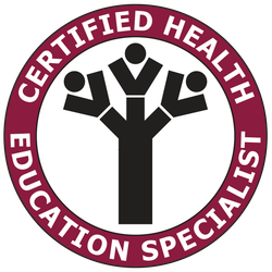 Certified Health Education Specialist badge