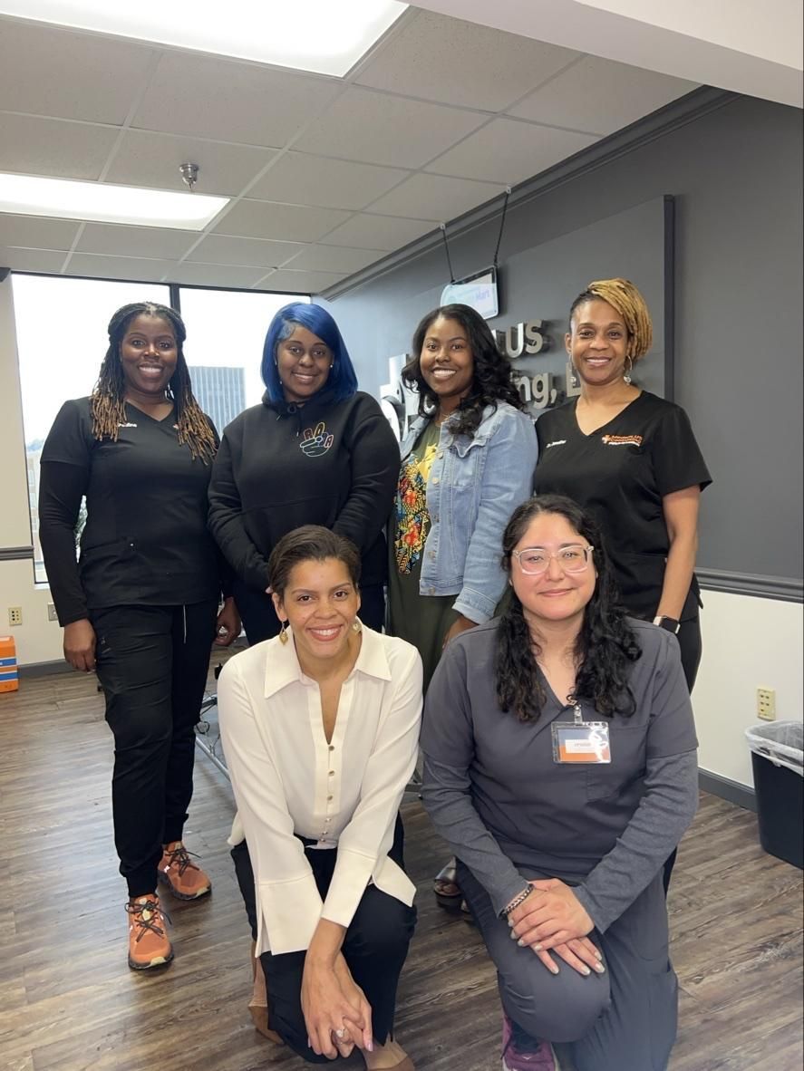 group of four public health professional women who are clients of Jenkins Public Health Consulting