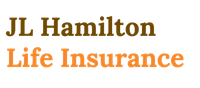 JL Hamilton Life Insurance logo in brown and orange text on a white background