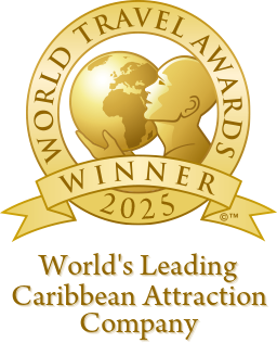 World Travel Awards Winner 2025 logo for World's Leading Caribbean Attraction Company