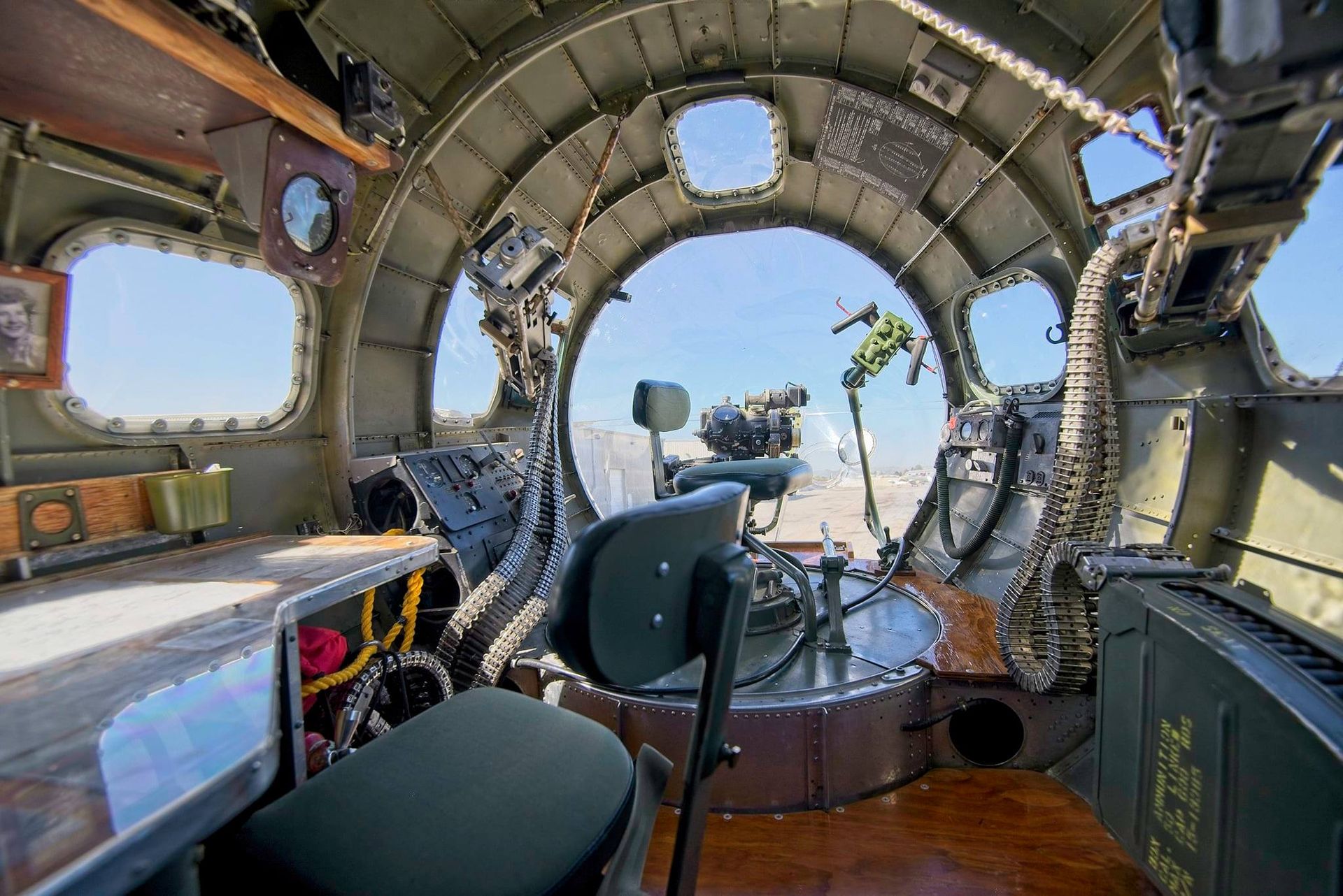 Cockpit Interior With Circular Windows, a Chair, Control Panels — Craig Stevens Photography in Sydney, NSW