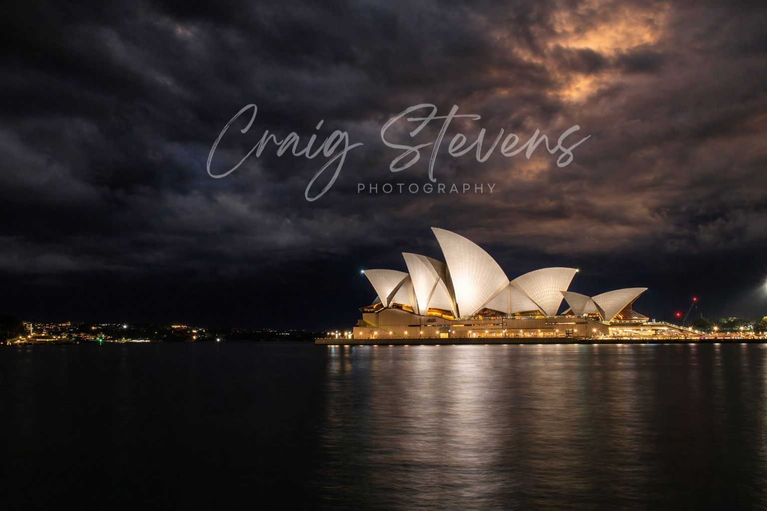 Sydney Opera House At Night With Illuminated Sails — Craig Stevens Photography in Sydney, NSW