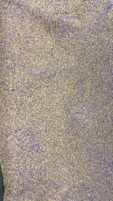 Close-up of a speckled beige and gray textured surface