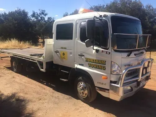 White Fleet Parked Close-Up — Northam, WA — Northam Towing