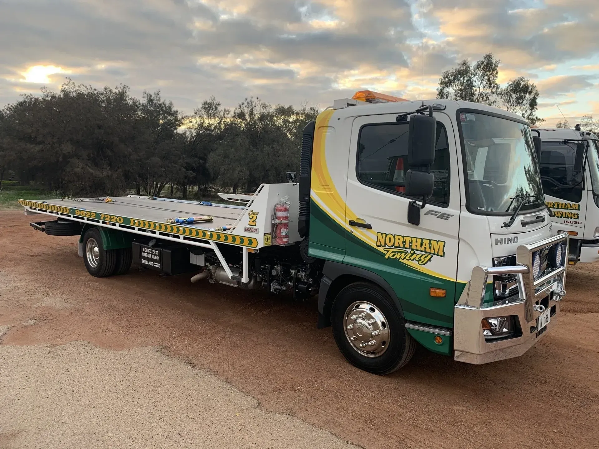 Tow Trucks Parked on a Open Road — Northam, WA — Northam Towing