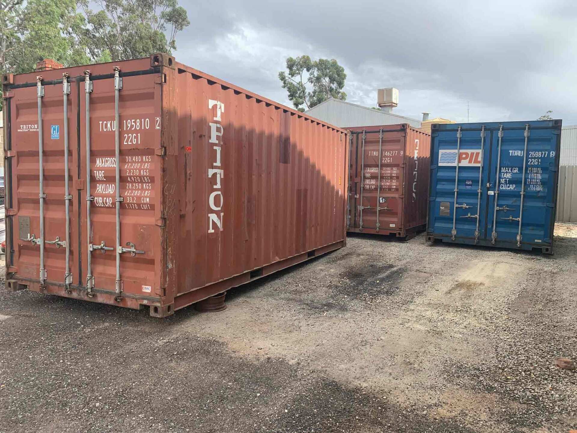 Several Containers in a Parking Lot — Northam, WA — Northam Towing
