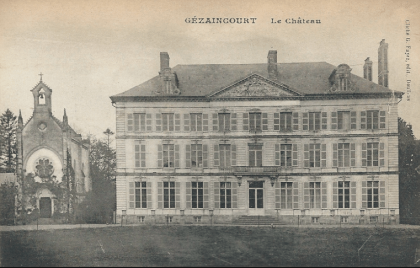 Histoire du Château de Gézaincourt Restaurant, Salle