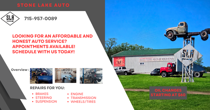 Auto Shop Ad image 1 | Stone Lake Auto