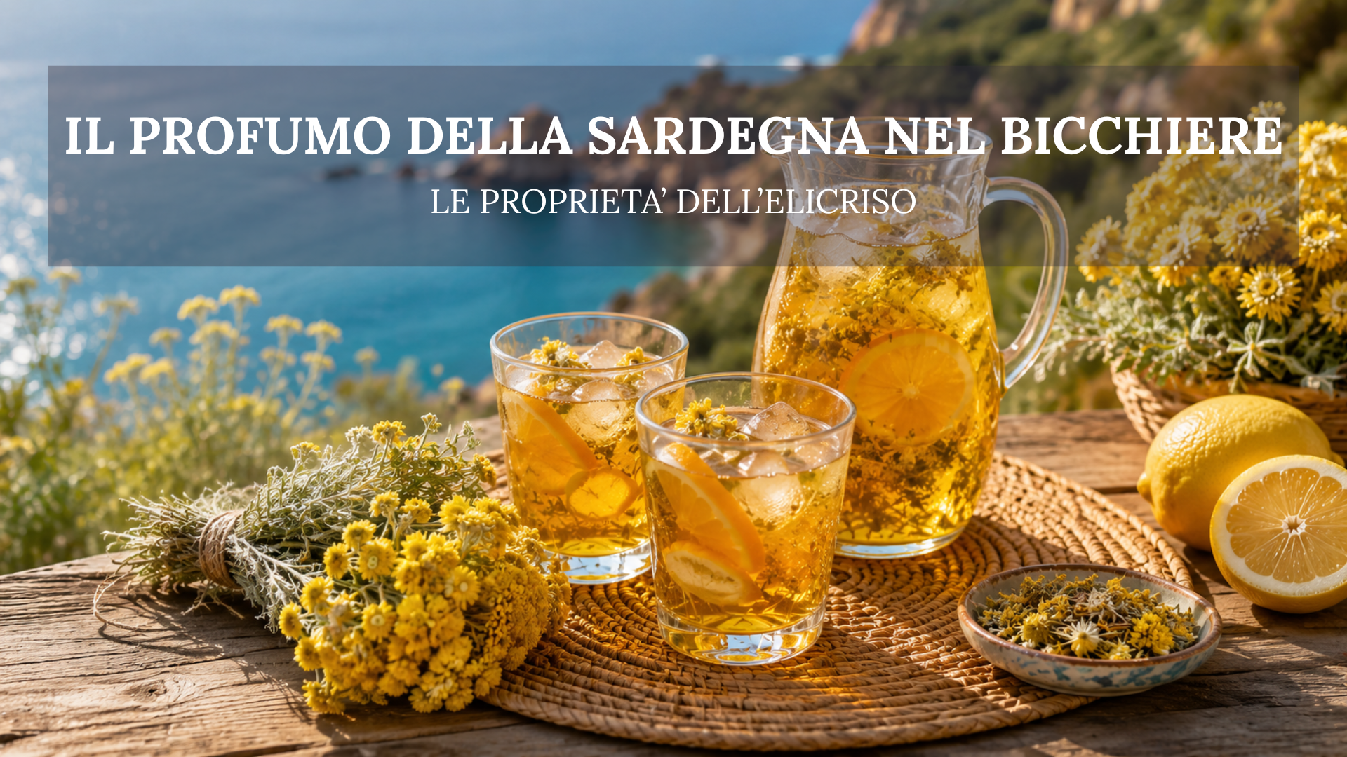Il Sole della Sardegna in Tazza
Proprietà e benefici dell'Elicriso