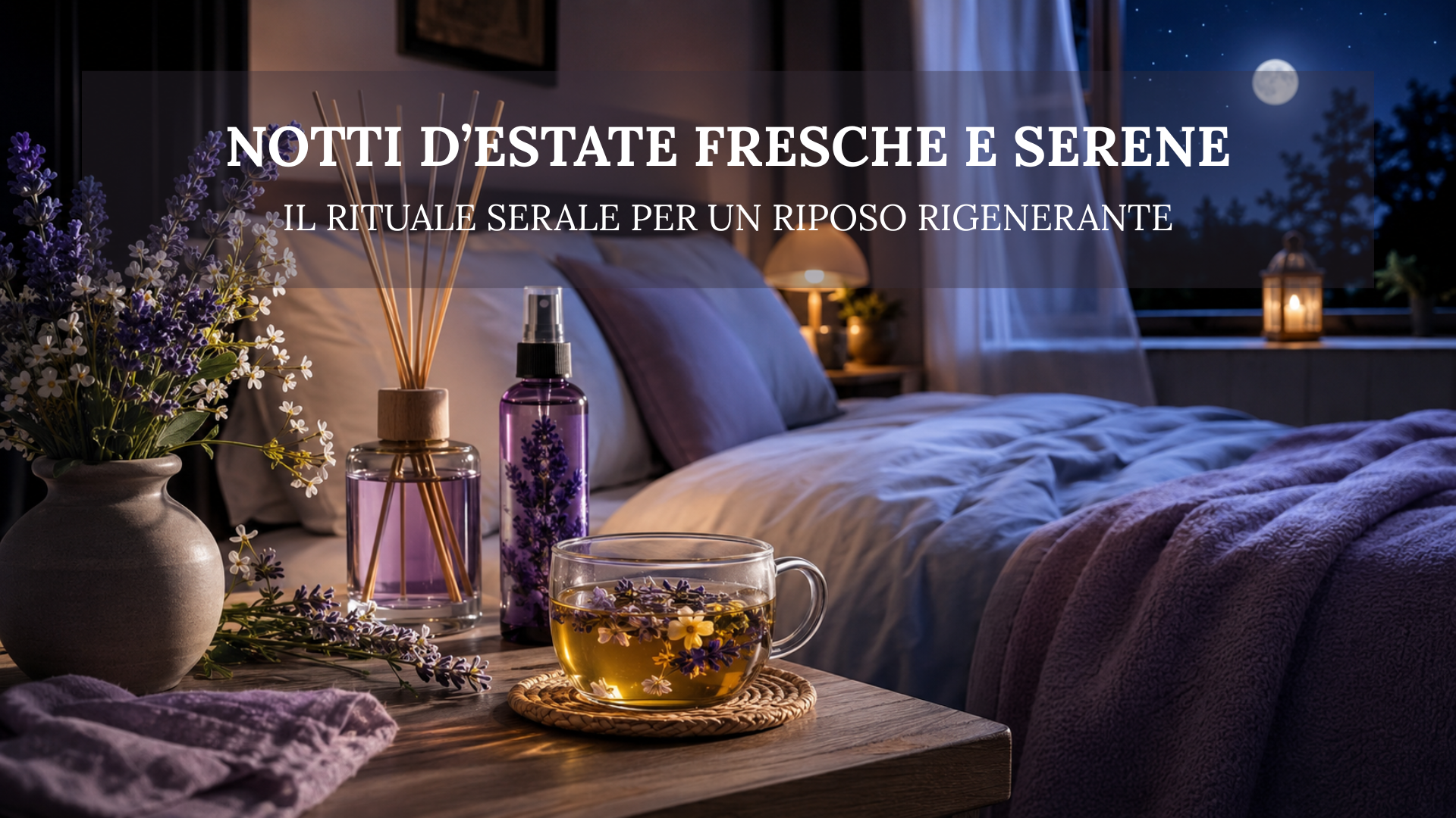 Dormire Bene in Estate
Il rituale serale per notti fresche