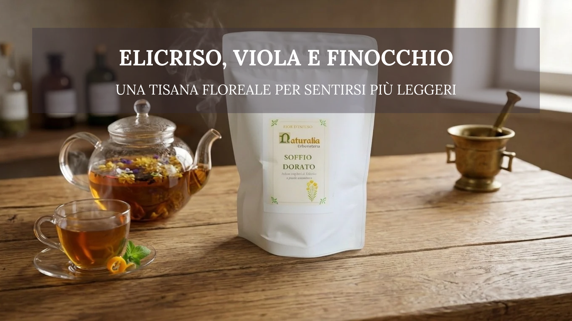 Depurazione autunnale con Elicriso, Viola e piante aromatiche