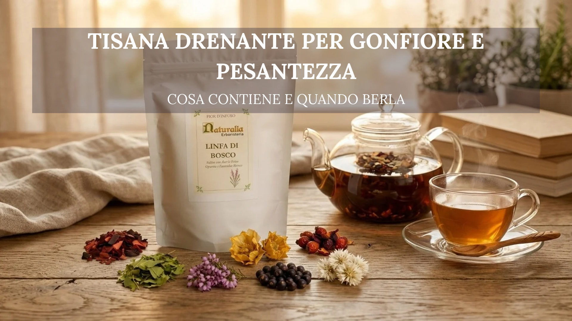 Tiana Drenate con Betulla e Fiori di Fico d'Inia 
