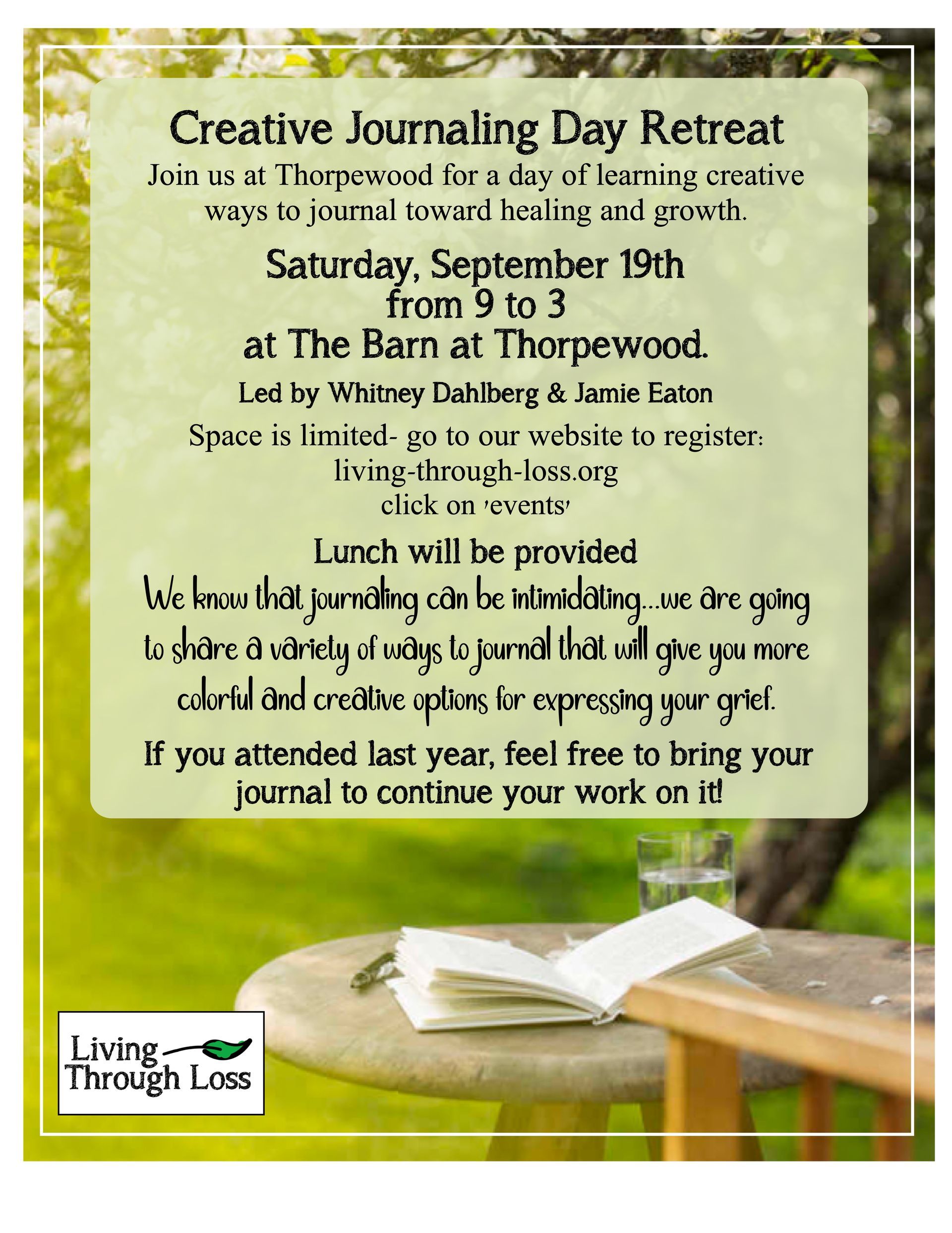 Creative Journaling Day Retreat