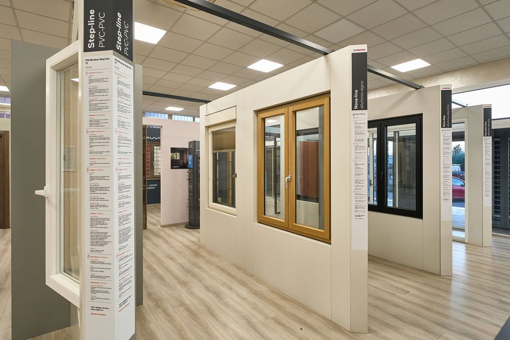 Showroom di Zonta Infissi a Roma
