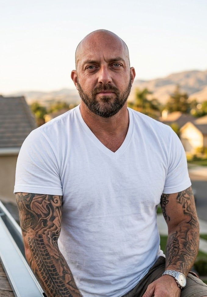 Man wearing a white