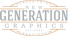 A logo for a company called new generation graphics