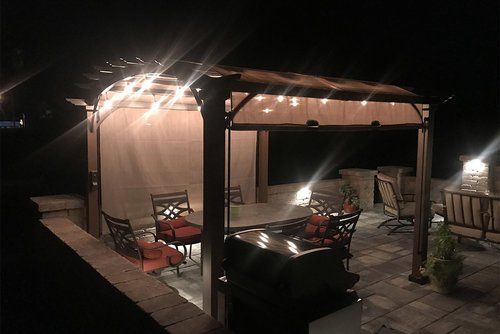 Well lit dining table — Jasper, IA — Dubois Co. Block & Brick Inc.