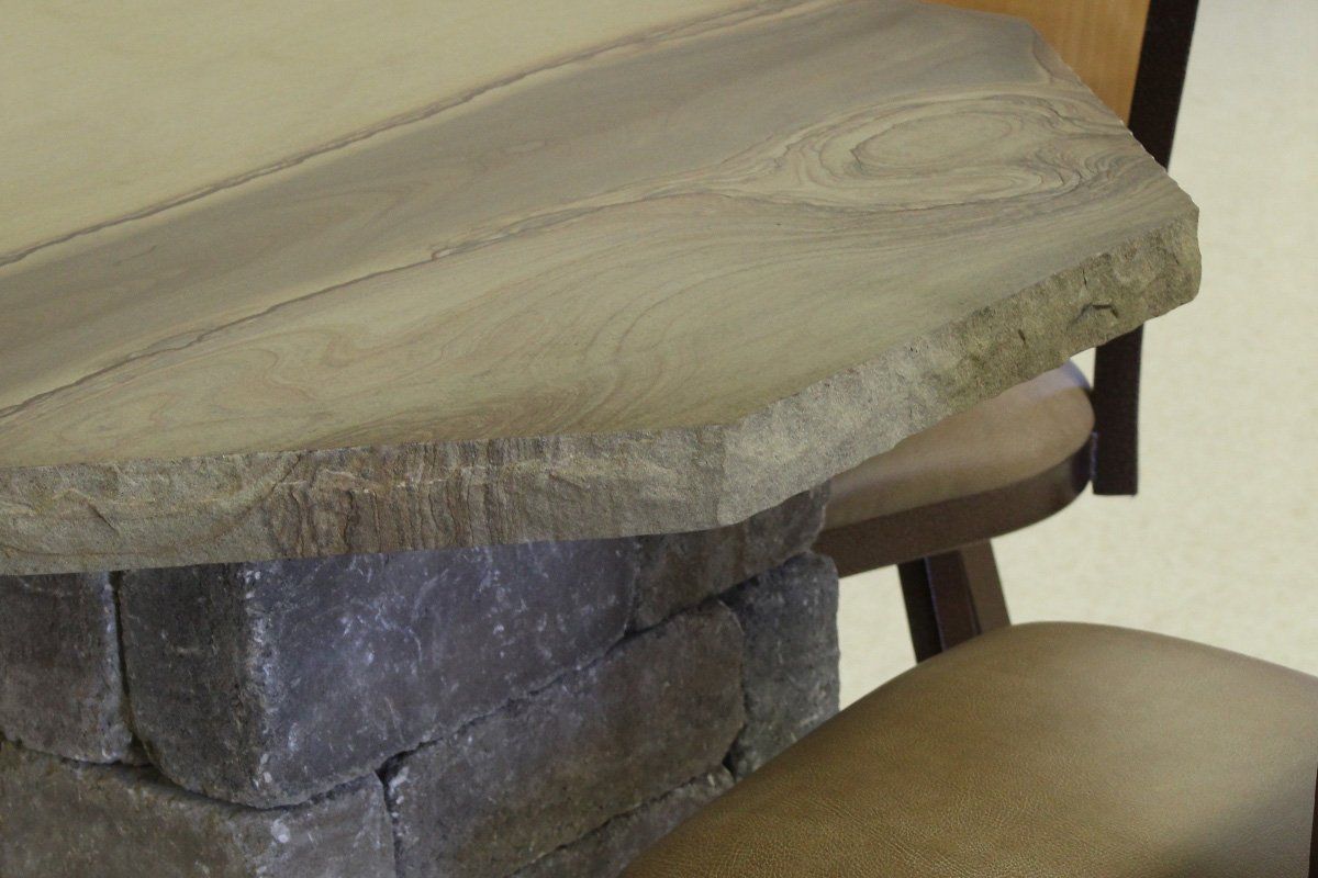 Edge of a table — Jasper, IA — Dubois Co. Block & Brick Inc.