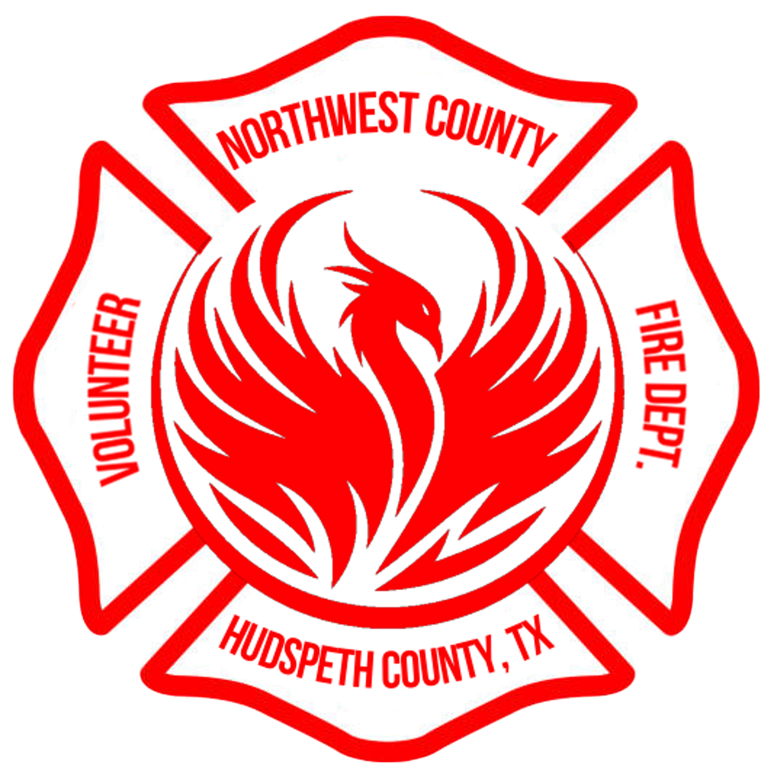 Northwest county hudspeth county fire department logo