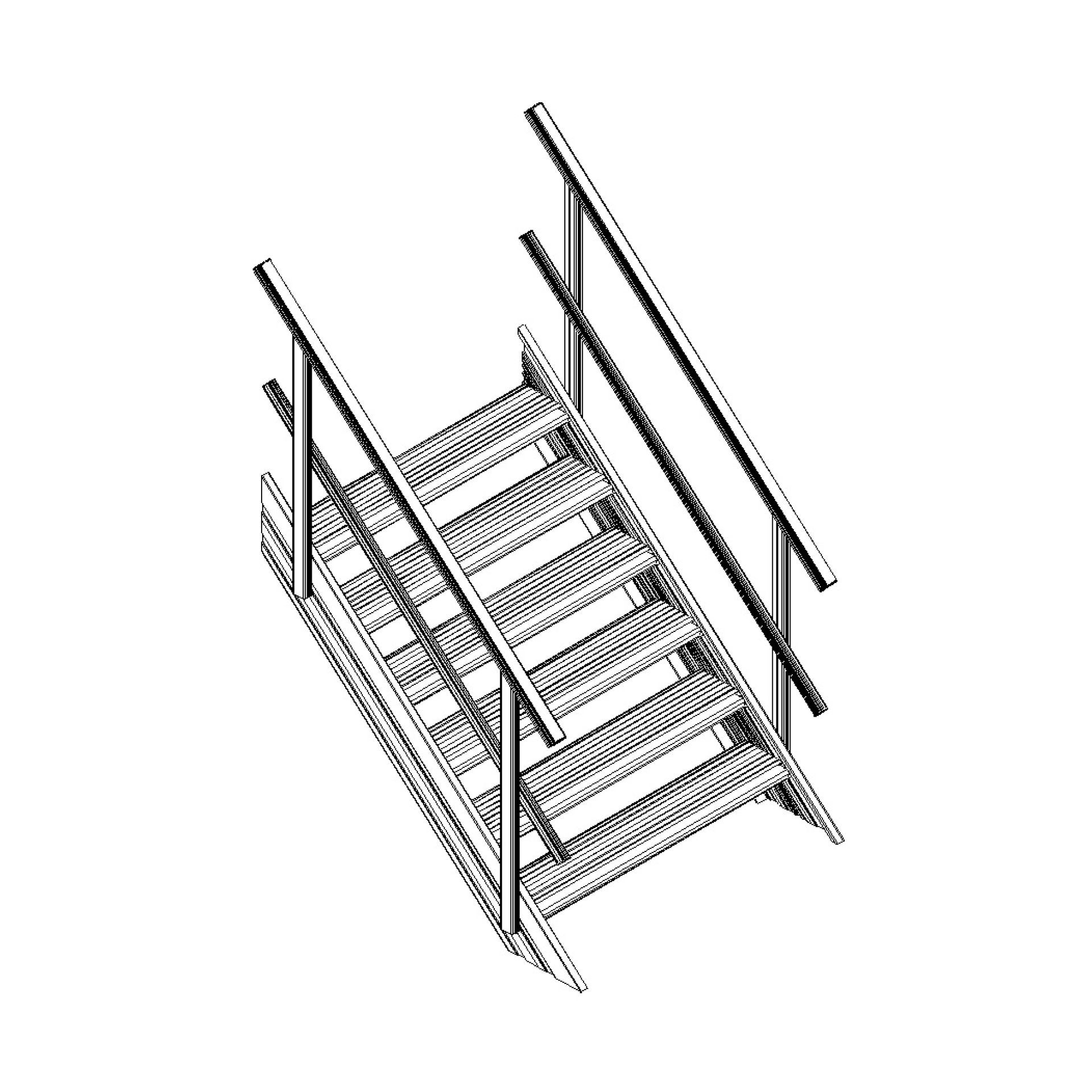 access stair design sketch
