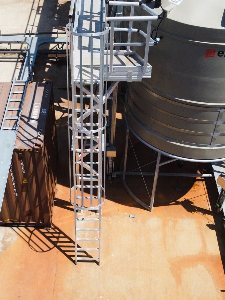 tank access ladder