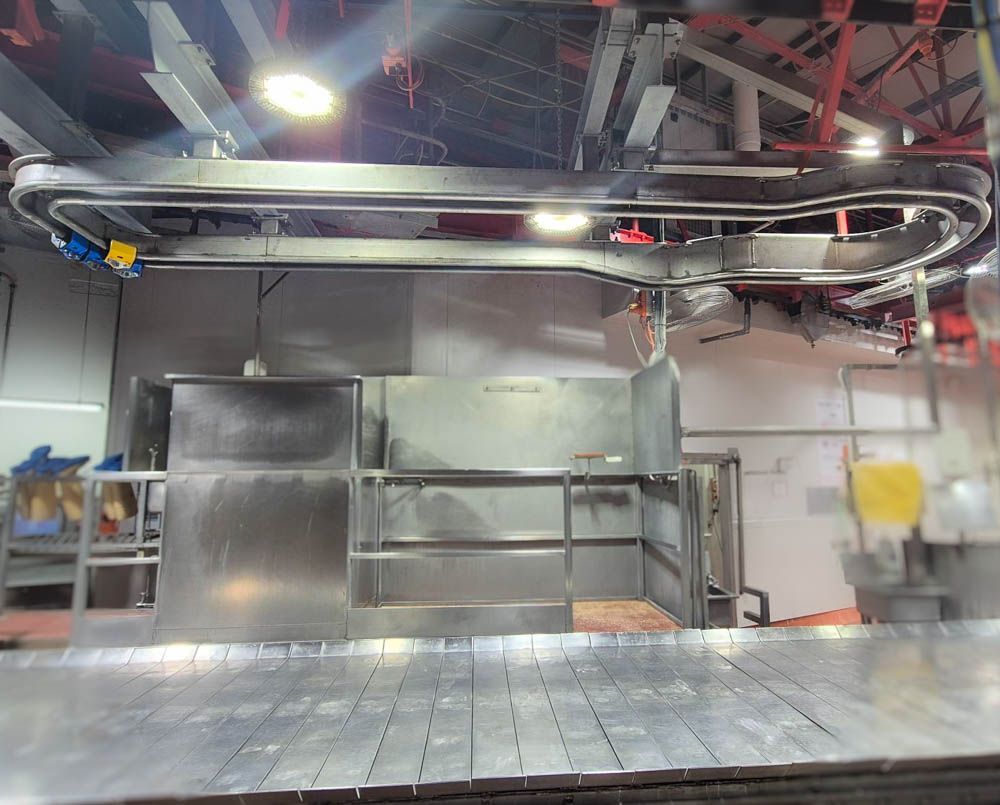 Overhead Rail Access - Fall Restraint For Food Processing Facility