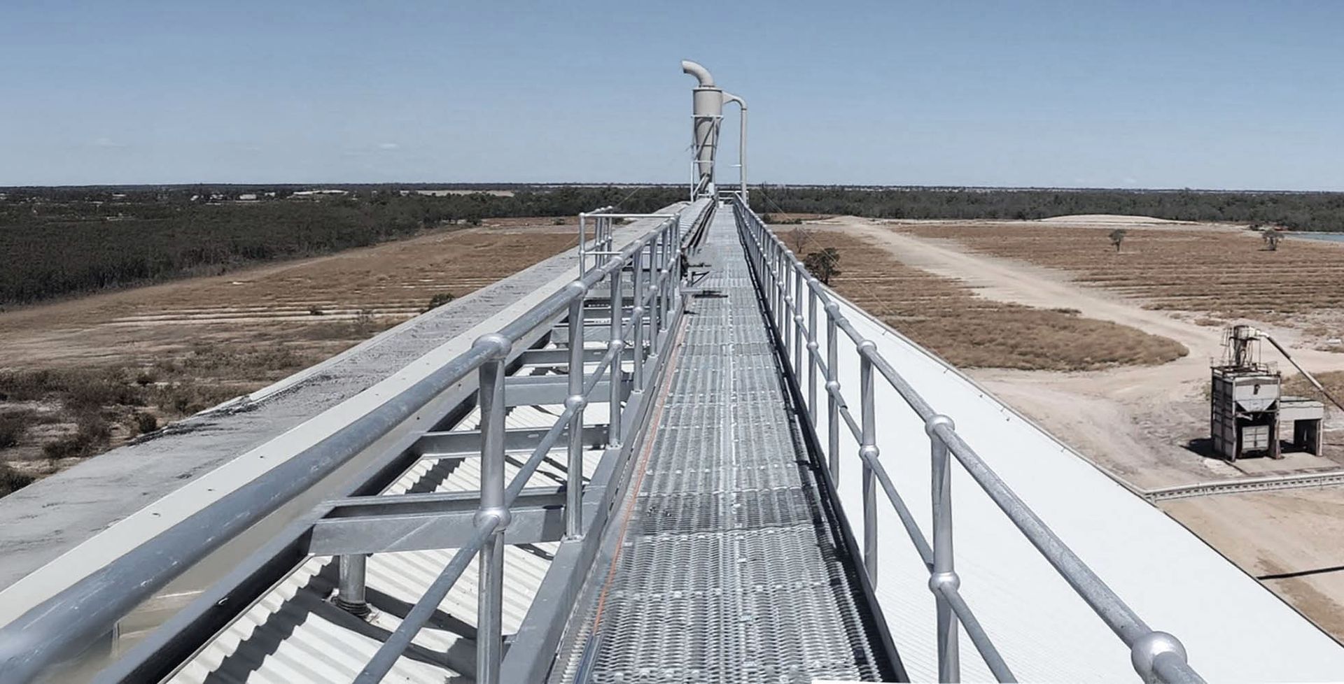 Walkway with Guardrail for height Safety