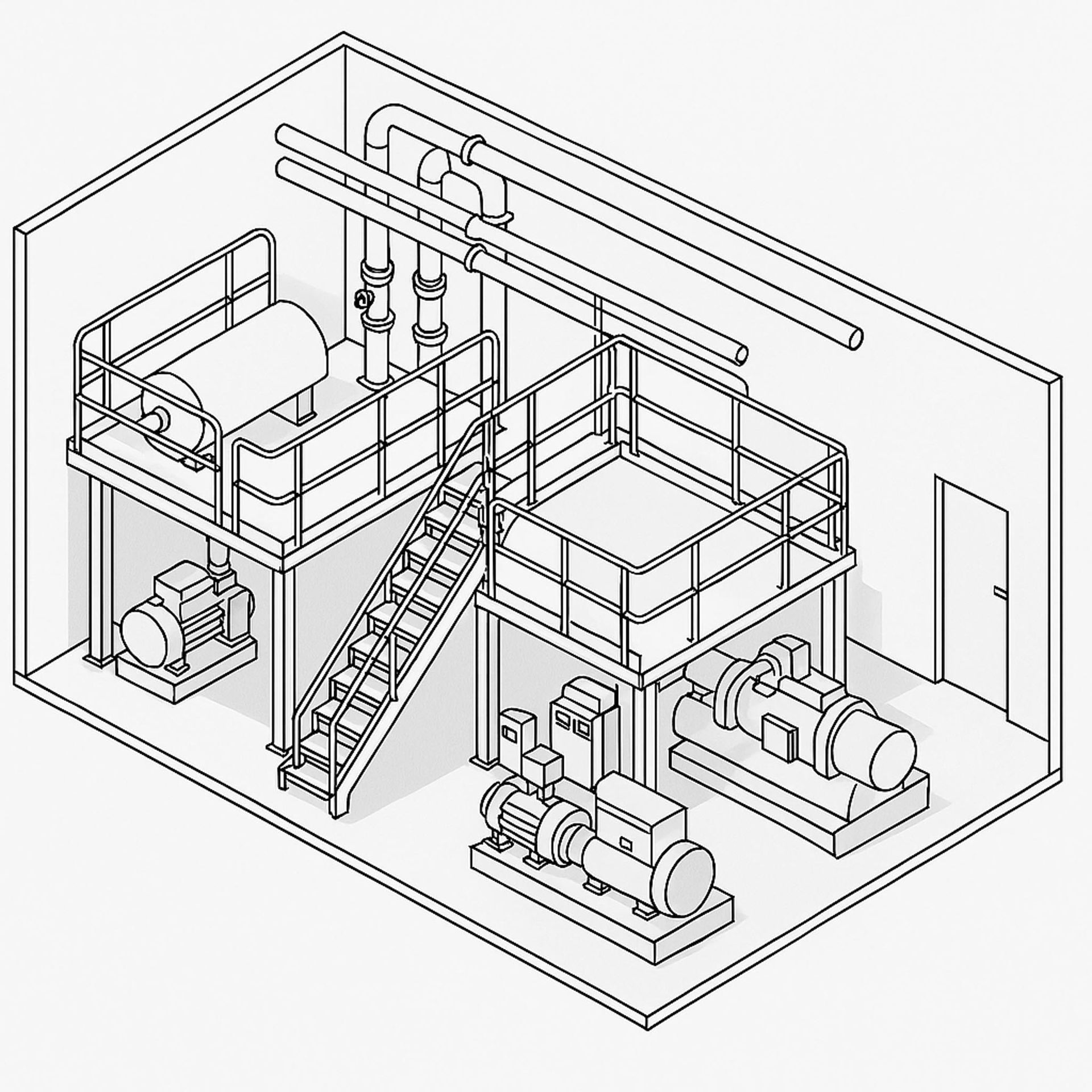 Plant Room Safe Access Solutions For Data Centres