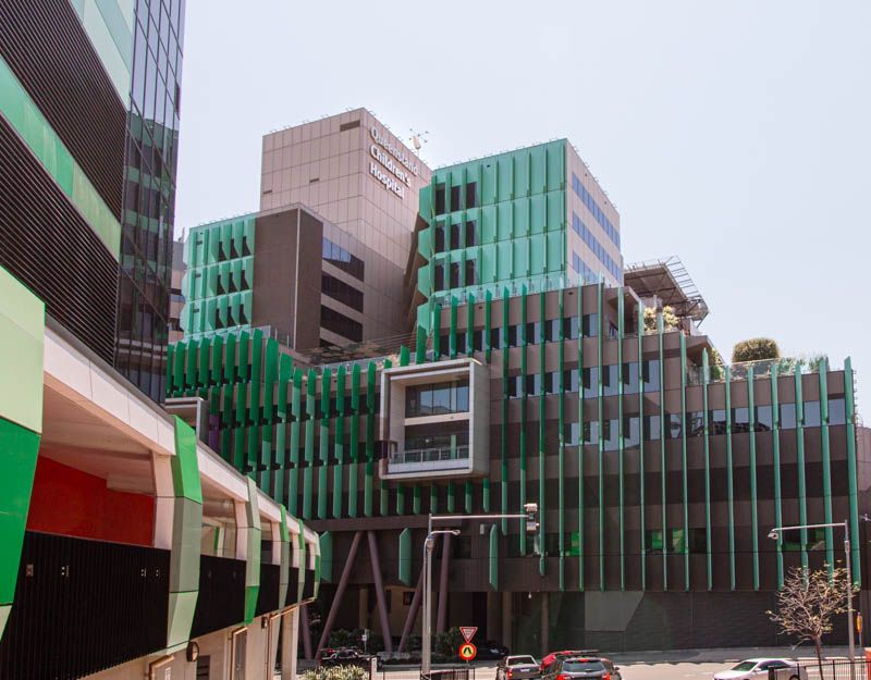 Queensland Children's Hospital Facade works