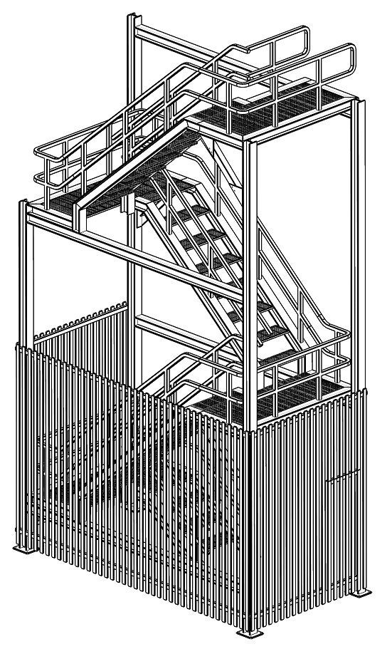 Access Stair Tower Access stair tower
