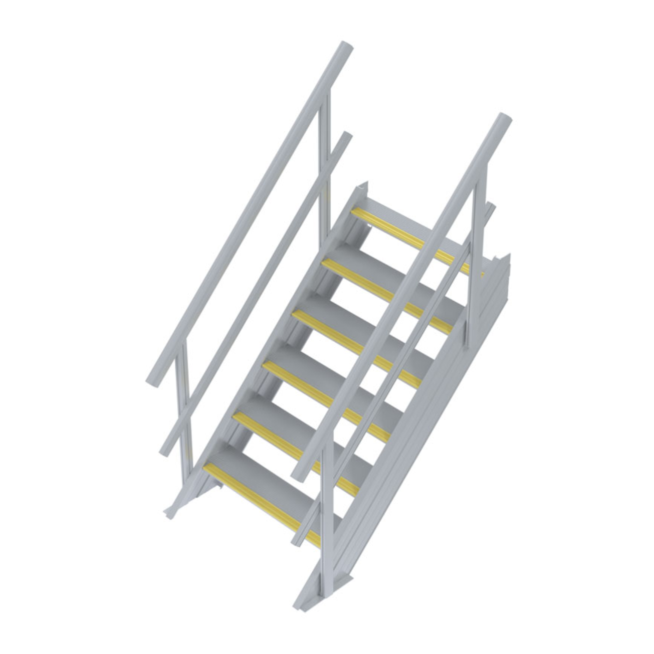 industrial stair for warehouse safety