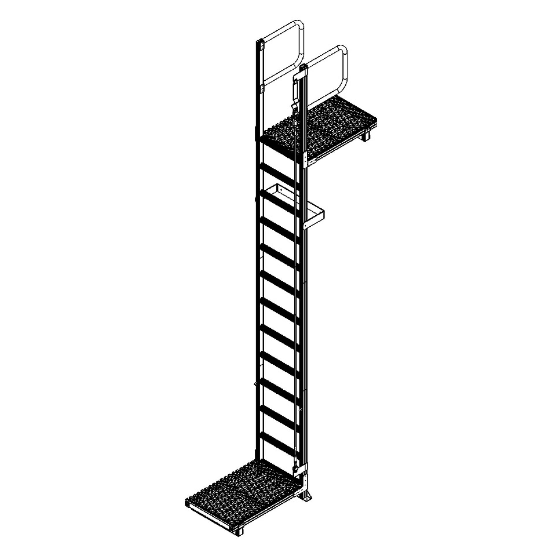 warehouse vertical ladder