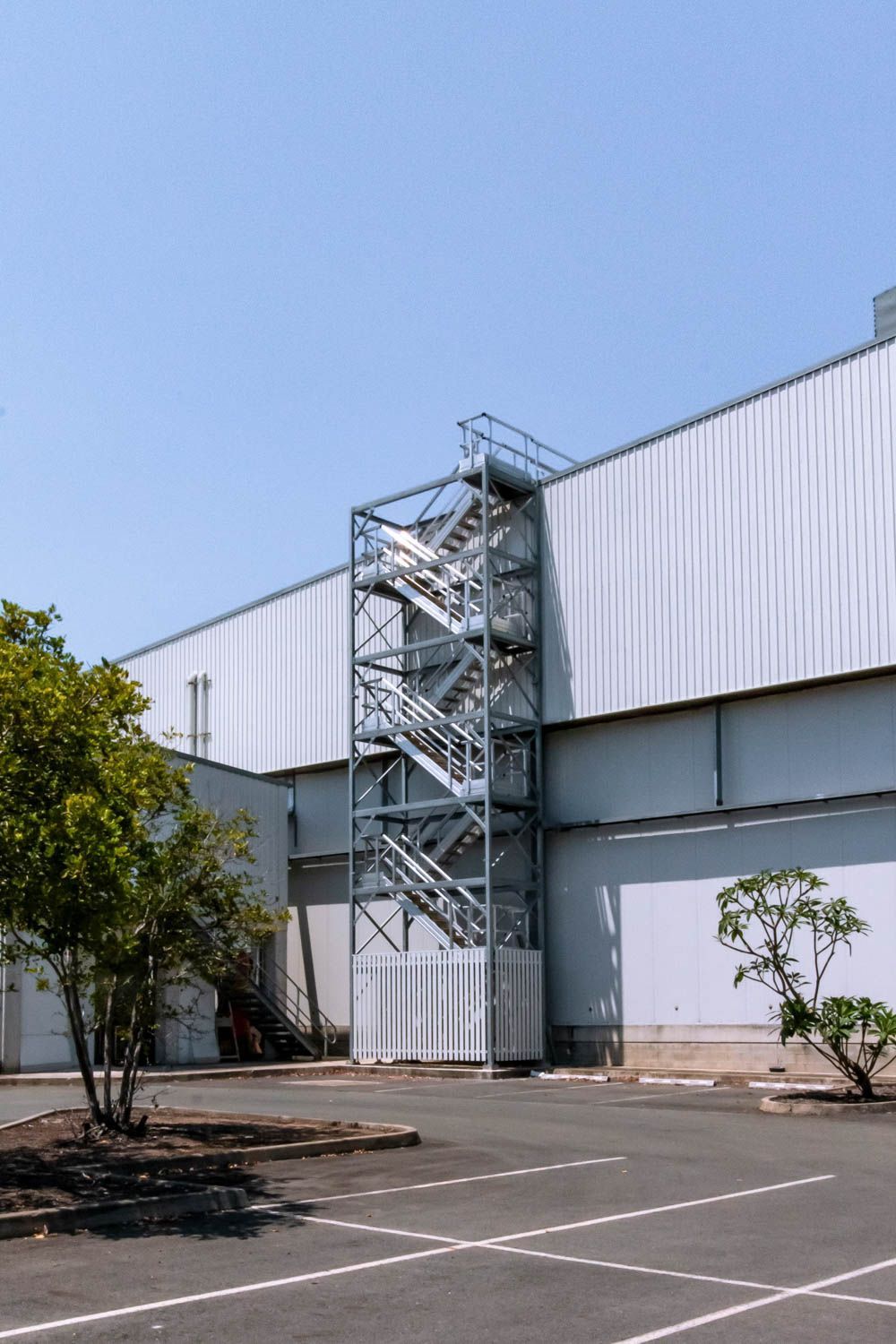 Access Stair Tower Tasmania Designed For Large Commercial Warehousing Complex
