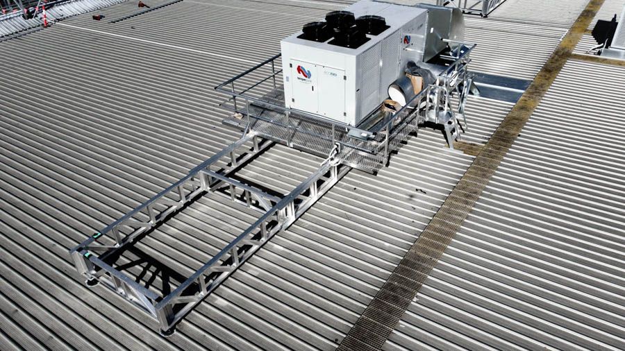 Non-Invasive roof HVAC platform