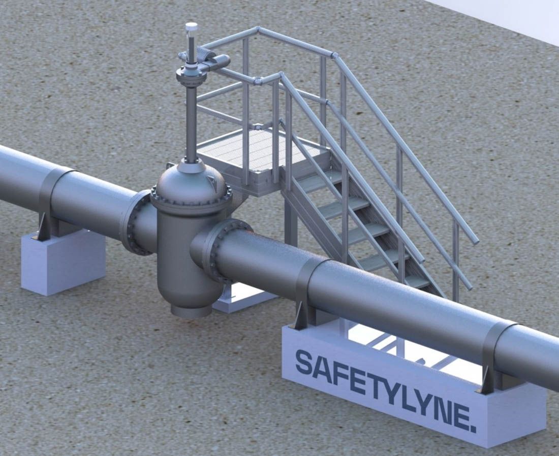 Pump station access platform design and manufacturing