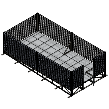 Staticline System roof safety maintenance access