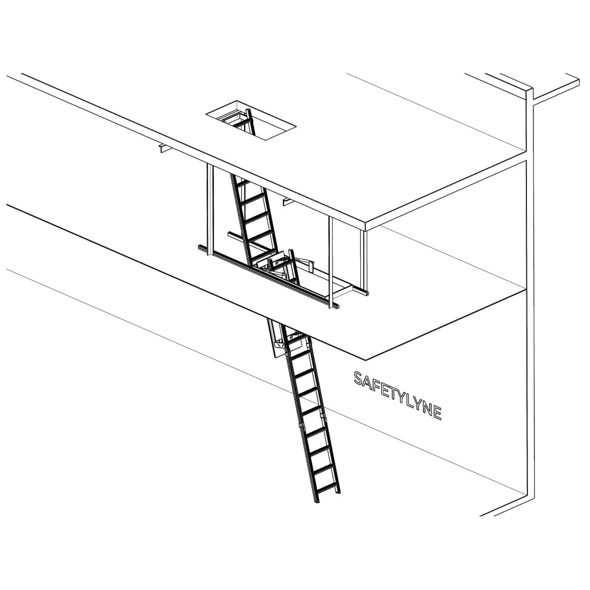 Foldable Ladder for Data Centres