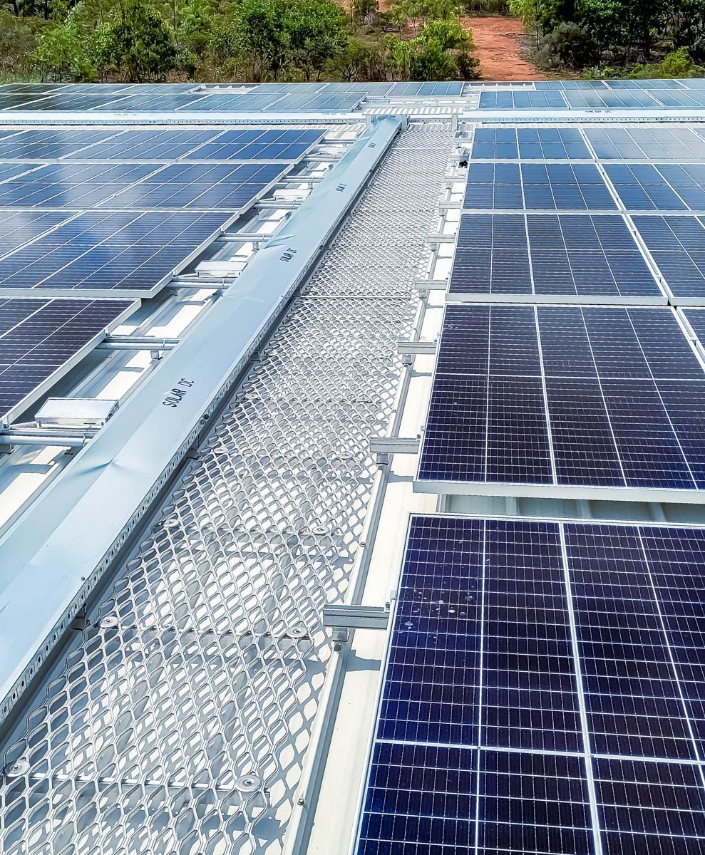 Walkway System for Solar Panel Maintenance Access
