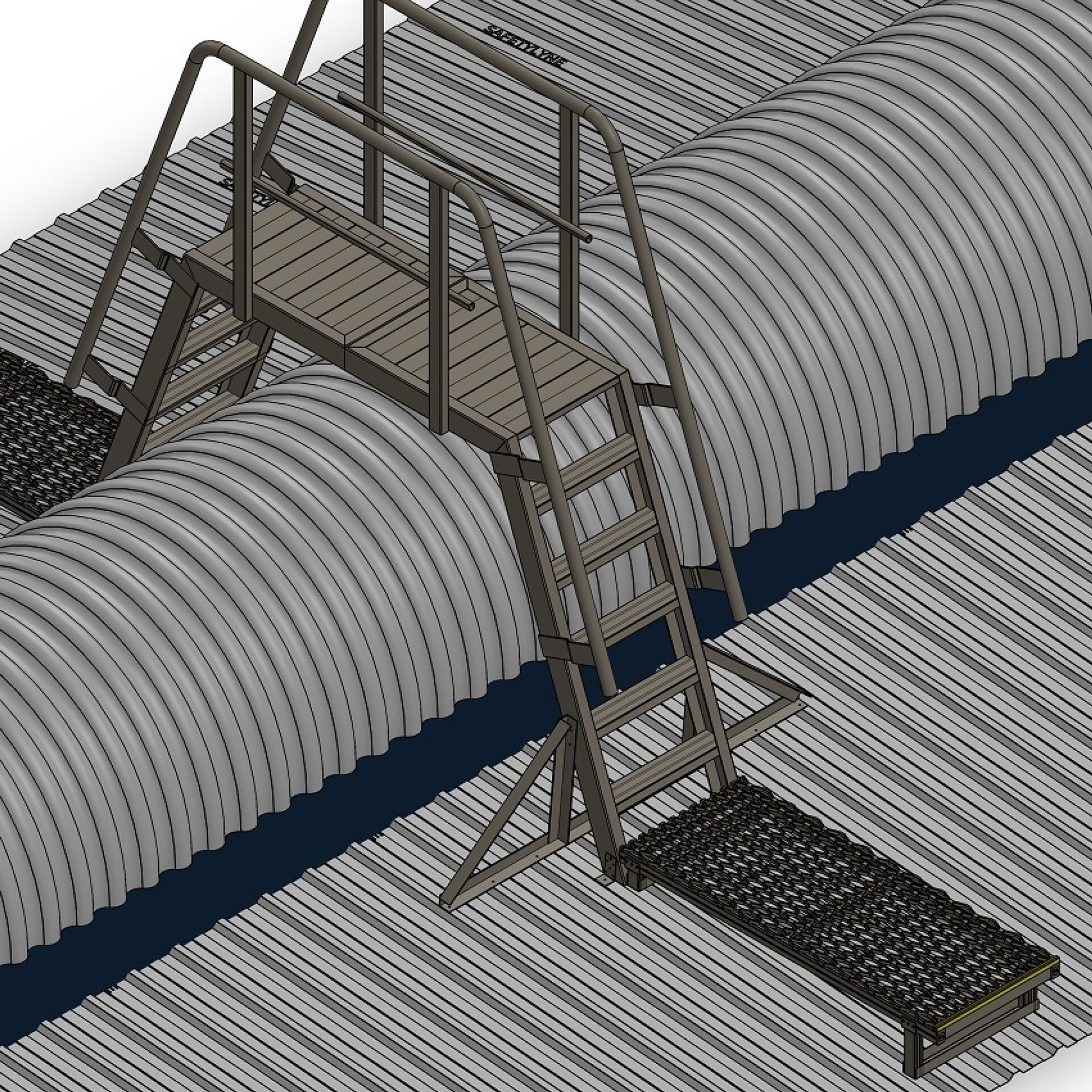 Crossover Stairs & Step Bridges | Design & Fabrication