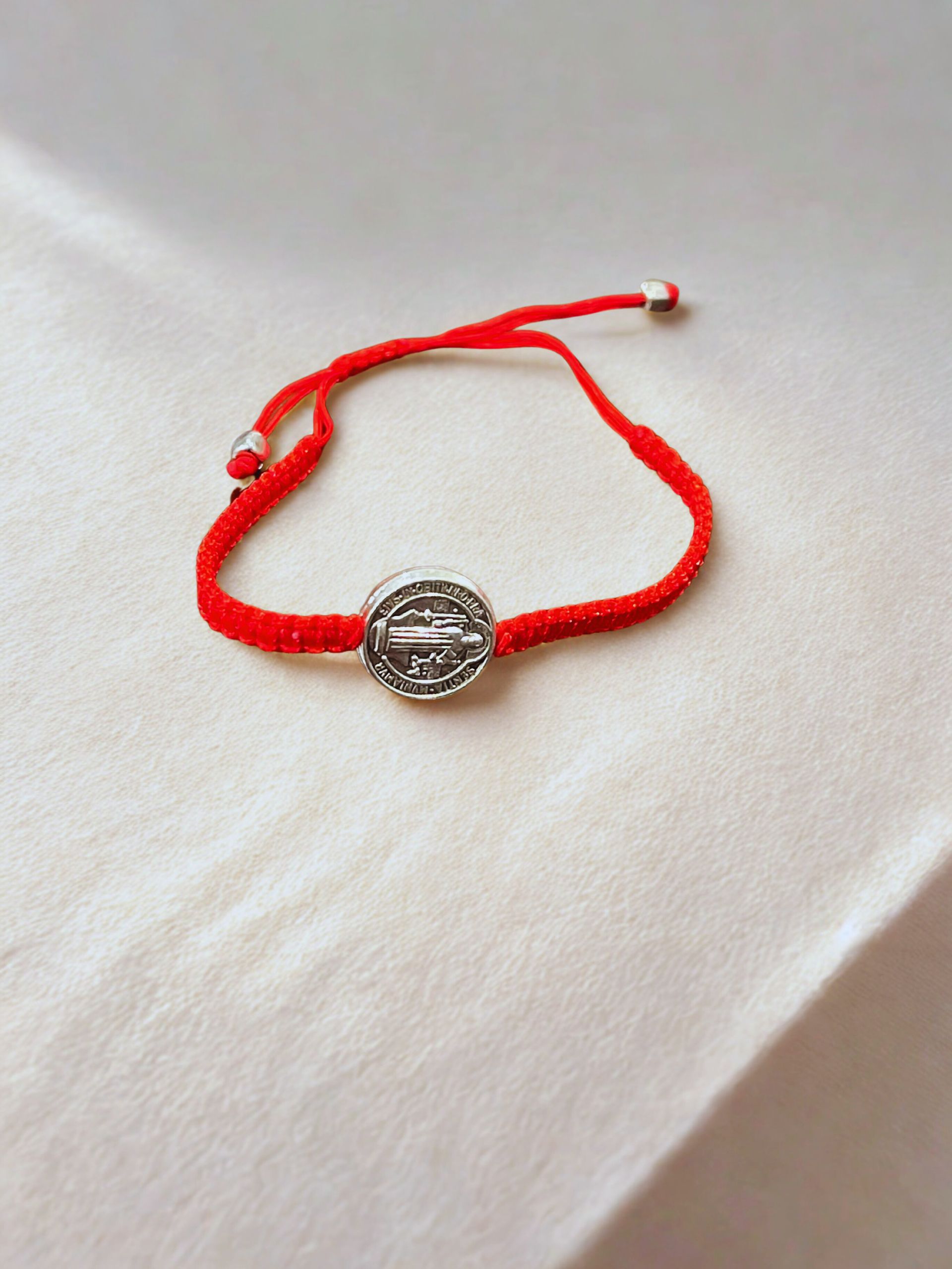 St. Benedict Red Medal Bracelet